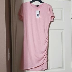 Pink T-shirt Dress Medium NWT
